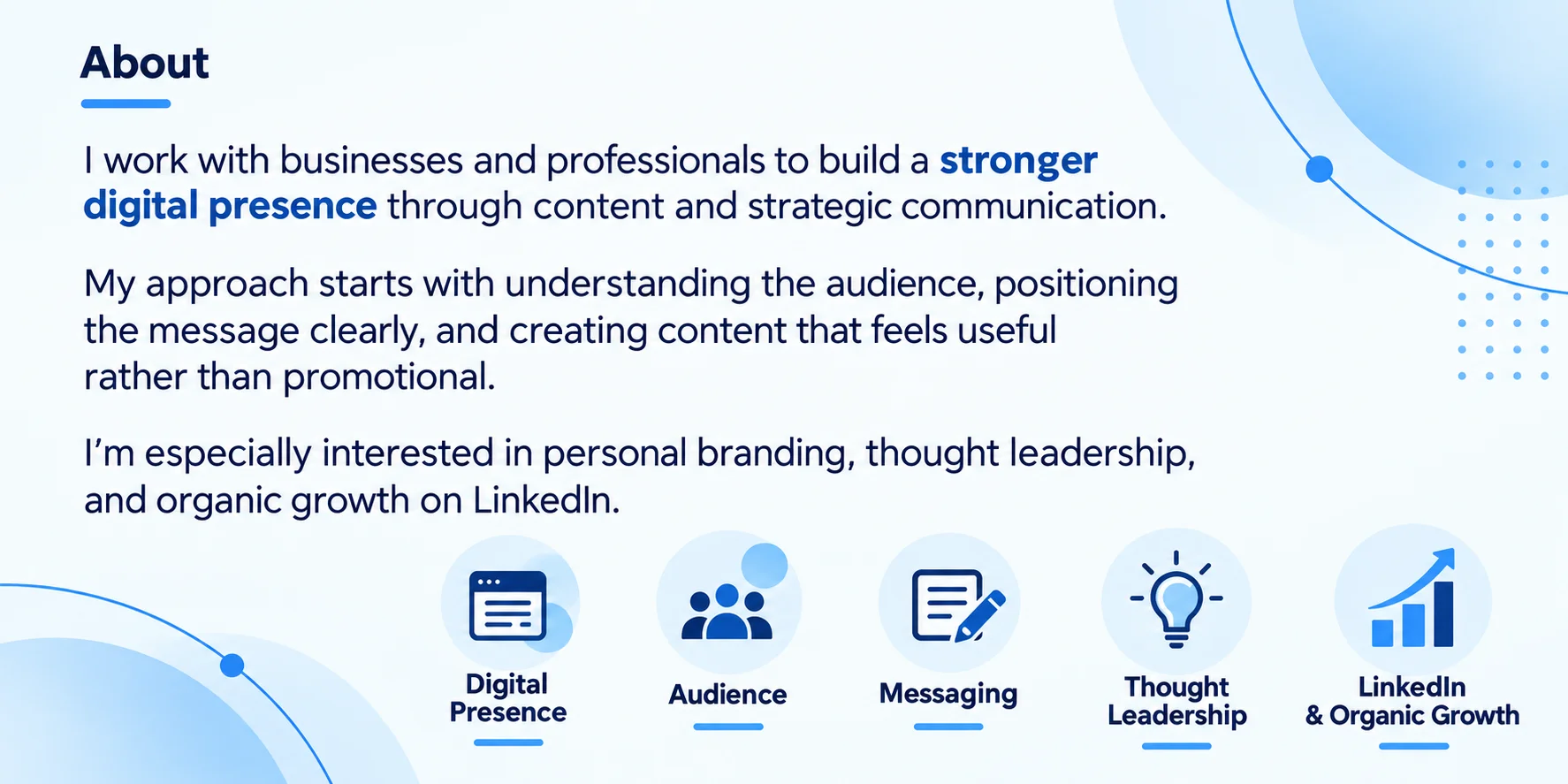 Founder or Consultant Summary Founder or Consultant Summary